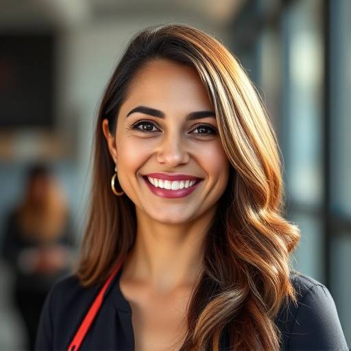 Foto de Luciana Ferreira, coordenadora de atendimento ao cliente do Estüdio Click Feliz.